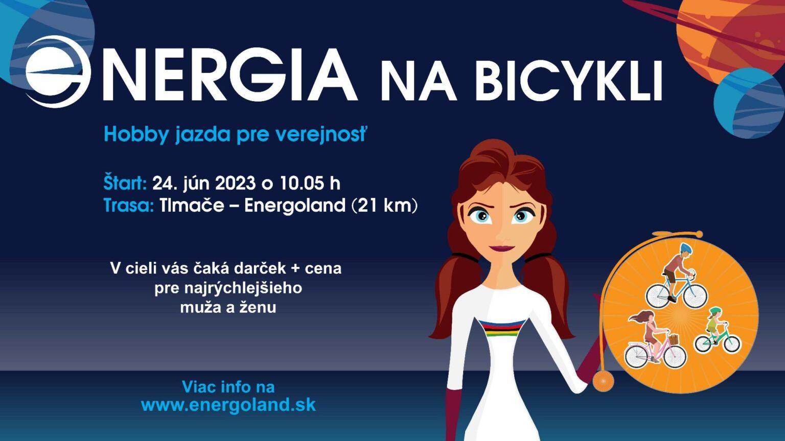 Energia Na Bicykli Vysk Aj Tra E Te Pred Saganom Energoland Sk