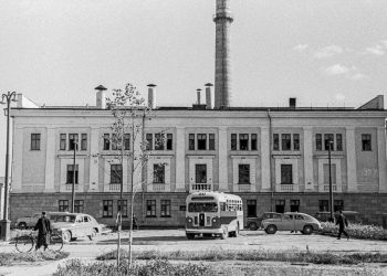 Prvá sovietska jadrová elektráreň pri mestečku Obninsk