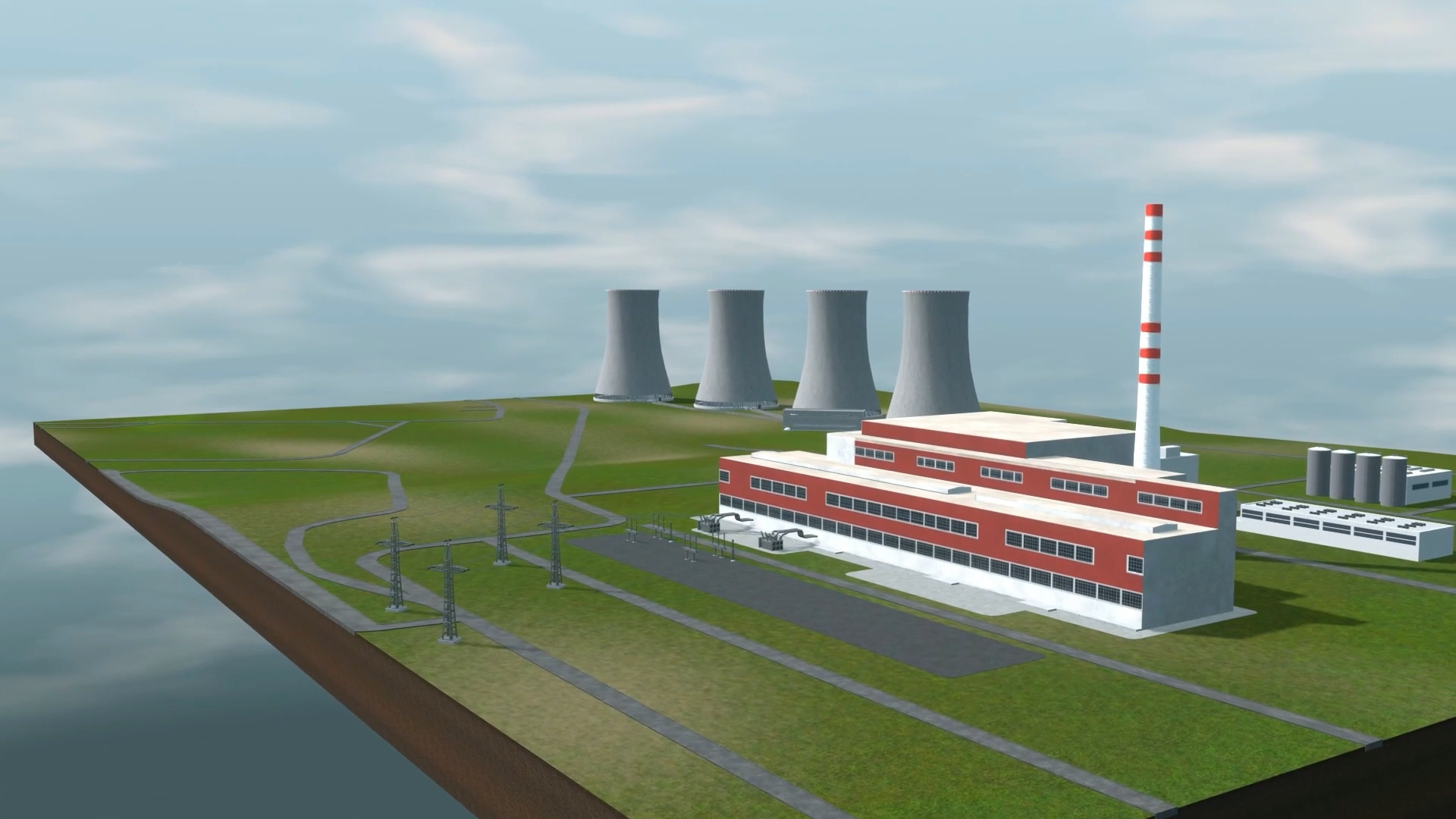 3D model: Takto funguje jadrová elektráreň
